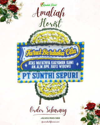 Papan Bunga Duka di 3 Ilir