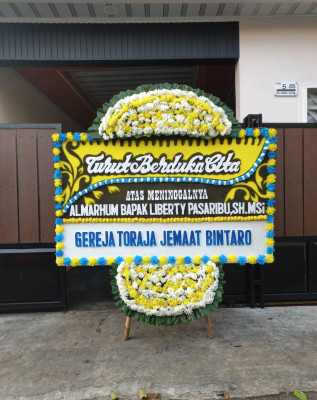 Papan Bunga Duka di 3 Ilir
